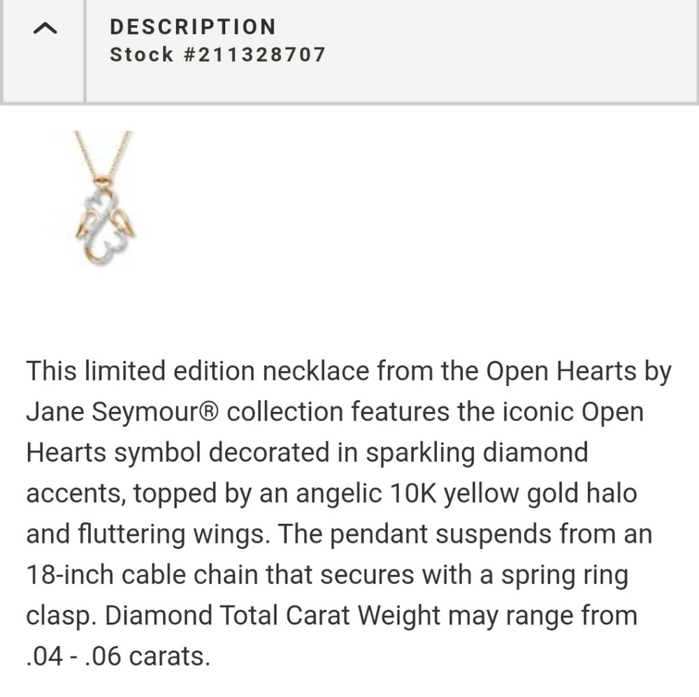 Open 💜 necklace - Picture 2 of 4